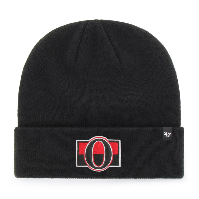 Bonnet en tricot à revers surélevé de la LNH des Sénateurs d'Ottawa