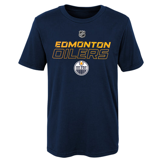 Youth Edmonton Oilers NHL Prime Stock Short Sleeve Tee