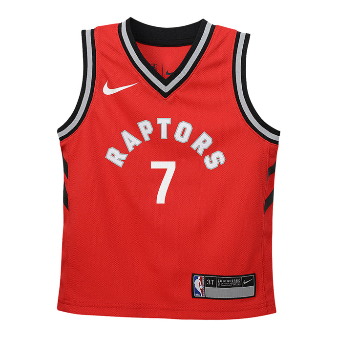 Maillot de joueur de route réplique Kyle Lowry des Raptors de Toronto NBA pour tout-petit