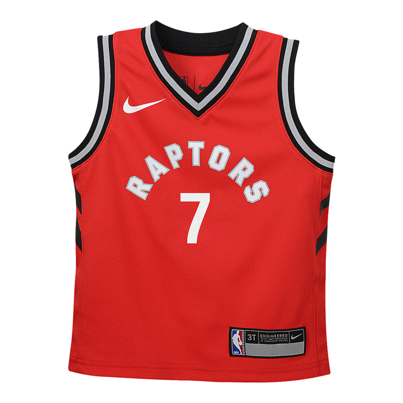 Load image into Gallery viewer, Toddler&#39;s Kyle Lowry Toronto Raptors NBA Replica Road Player Jersey
