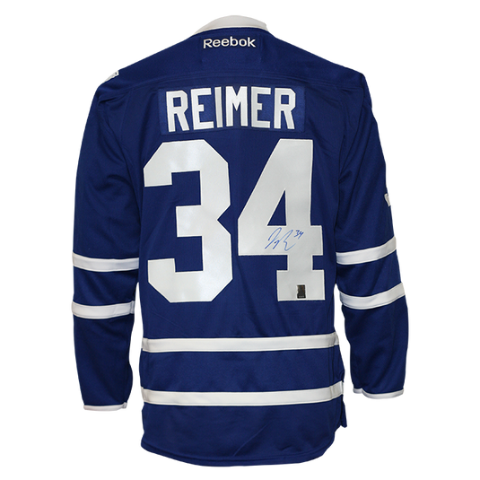 James Reimer Signed Toronto Maple Leafs Jersey