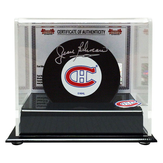 Jean Beliveau Signed Montreal Canadiens Puck