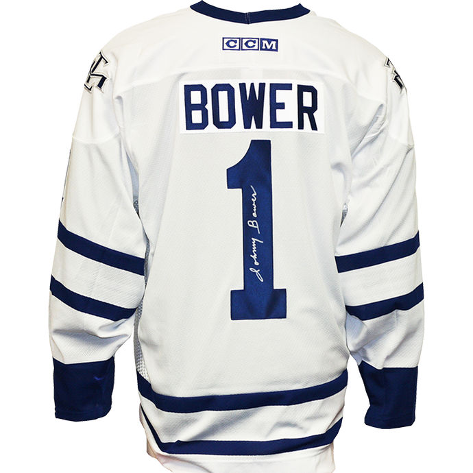 Johnny Bower Signed Toronto Maple Leafs Jersey