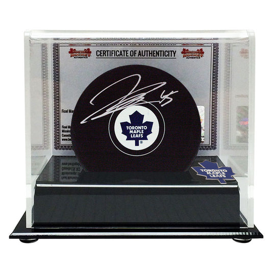 Jonathan Bernier Signed Toronto Maple Leafs Puck