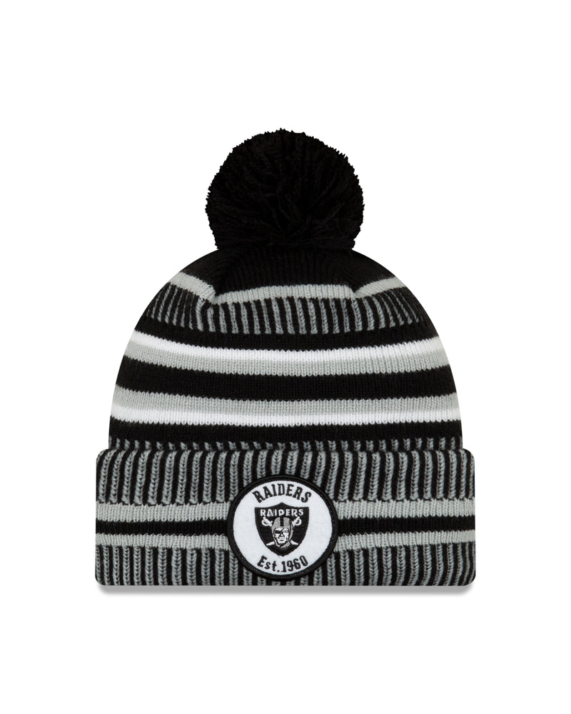 Load image into Gallery viewer, Las Vegas Raiders NFL New Era Sideline Home Official Cuffed Knit Toque
