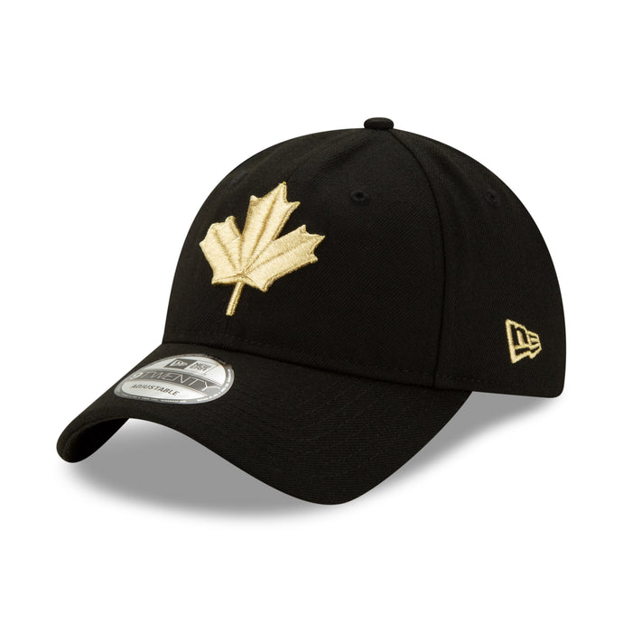 Toronto Raptors NBA Authentics City Series Gold Leaf Logo 9TWENTY Cap