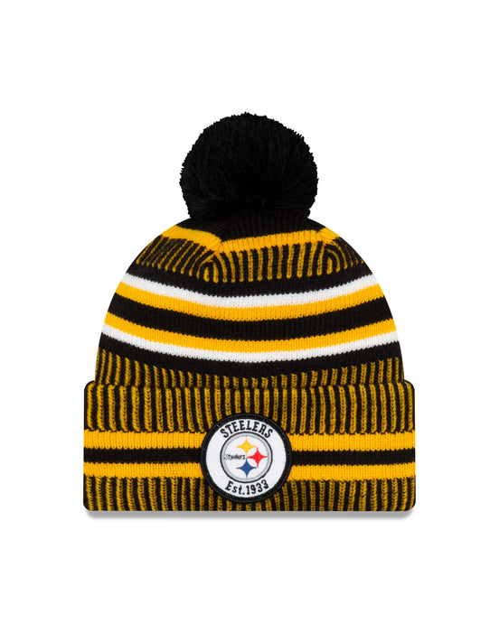 Pittsburgh Steelers NFL New Era Sideline Home Official Cuffed Knit Toque