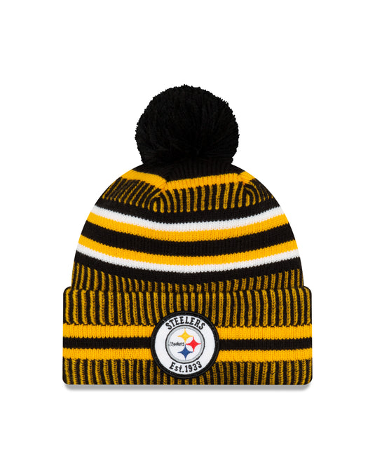 Pittsburgh Steelers NFL New Era Sideline Home Official Cuffed Knit Toque
