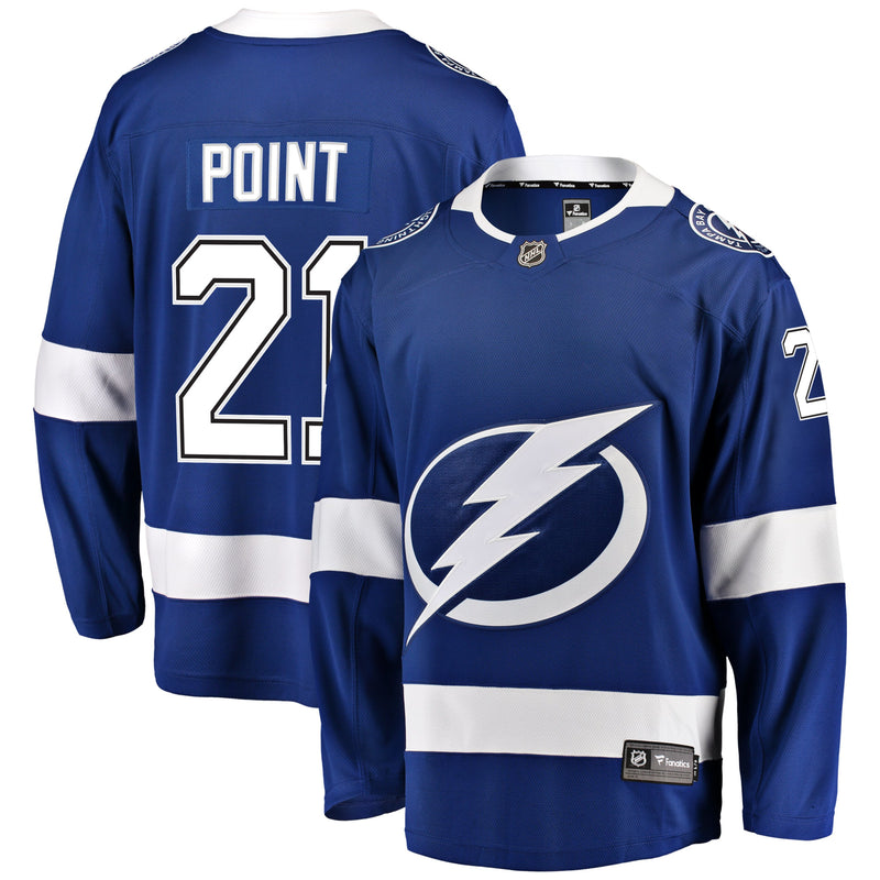 Load image into Gallery viewer, Brayden Point Tampa Bay Lightning NHL Fanatics Breakaway Home Jersey
