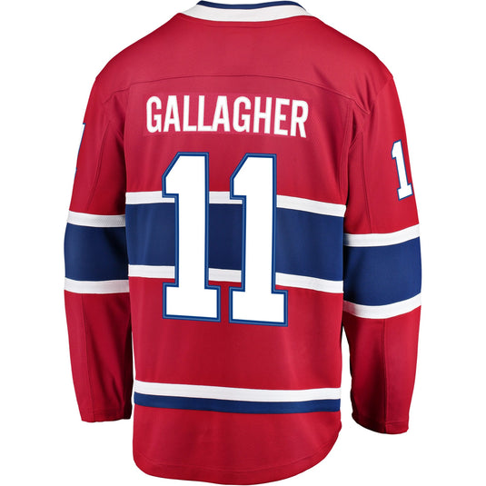 Brendan Gallagher Montreal Canadiens NHL Fanatics Breakaway Home Jersey