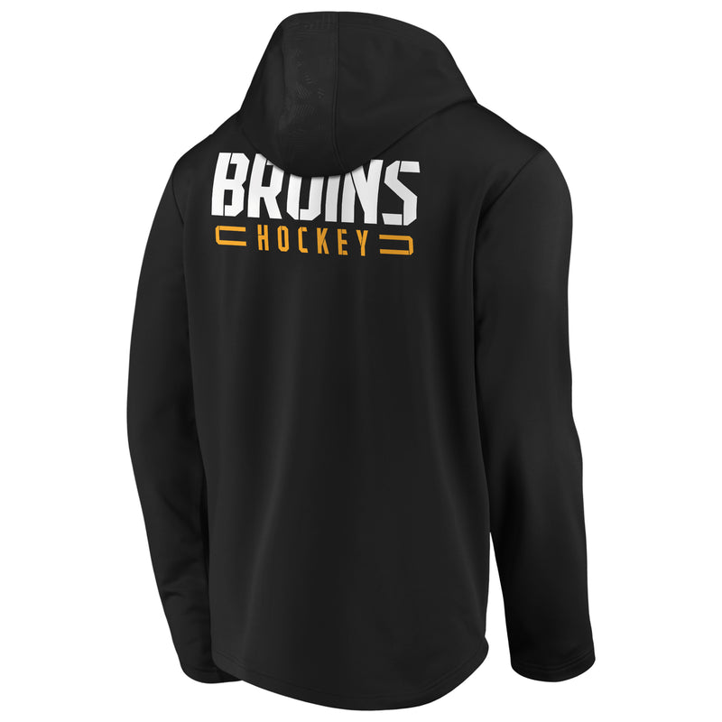 Load image into Gallery viewer, Boston Bruins NHL Defender Mission Primary Full Zip Hoodie
