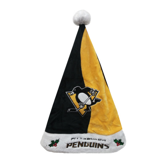 Bonnet de Père Noël de l'équipe des Penguins de Pittsburgh