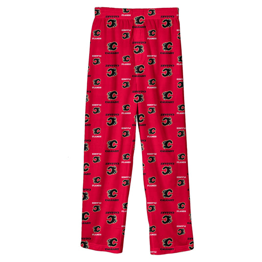 Youth Calgary Flames NHL Team Color Printed Pants