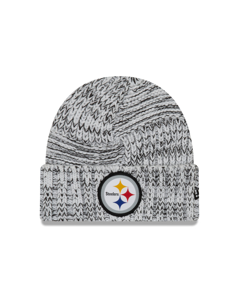 Load image into Gallery viewer, Ladies&#39; Pittsburgh Steelers NFL New Era Sideline Team logo Cuffed Knit Toque
