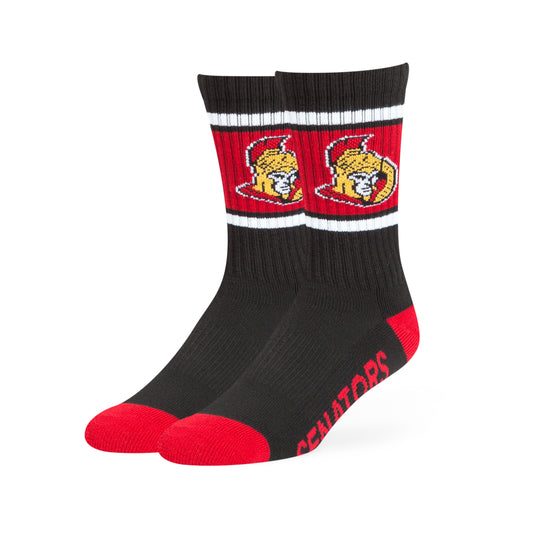 Chaussettes de sport Duster 47 de la LNH des Sénateurs d'Ottawa