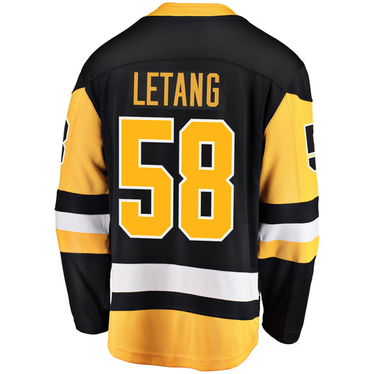 Kris Letang Pittsburgh Penguins NHL Fanatics Breakaway Maillot Domicile