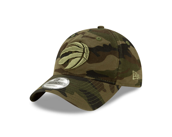 Toronto Raptors NBA Core Classic Green Logo Camou 9TWENTY Cap