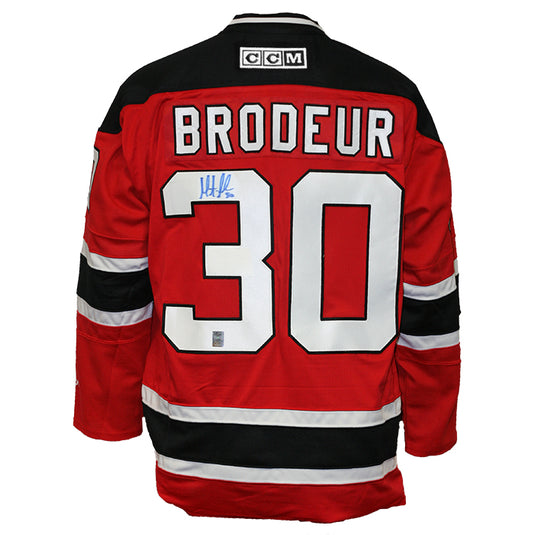 Martin Brodeur Signed New Jersey Devils CCM Jersey - Sport Army