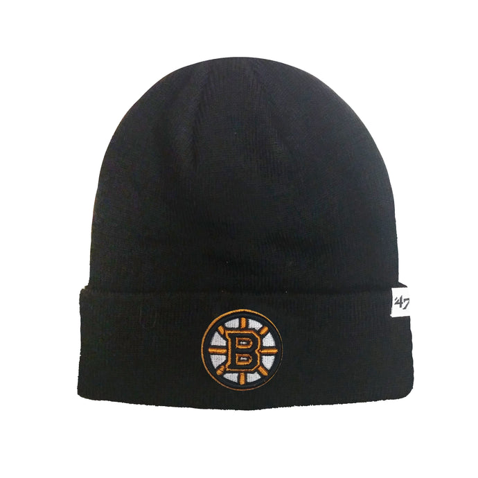 Bonnet en tricot à revers surélevé LNH des Bruins de Boston