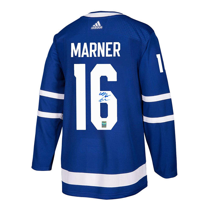 Mitch Marner a signé le maillot Pro Adidas des Maple Leafs de Toronto 