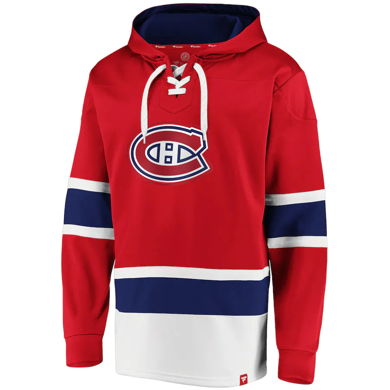 Load image into Gallery viewer, Montreal Canadiens NHL Dasher Iconic Power Play Lace-Up Hoodie
