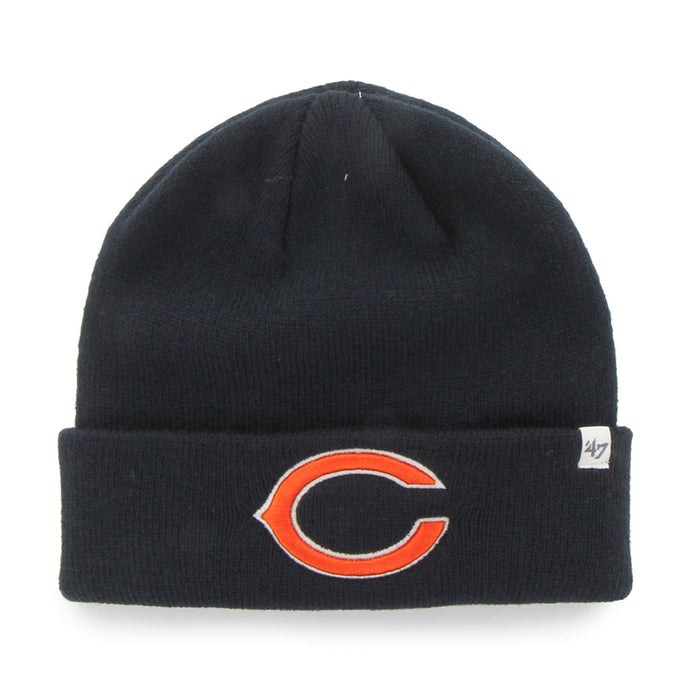 Bonnet en tricot à revers surélevé NFL des Bears de Chicago
