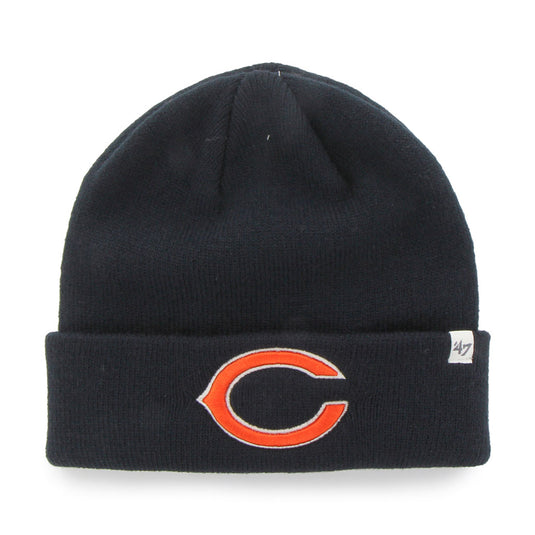Bonnet en tricot à revers surélevé NFL des Bears de Chicago