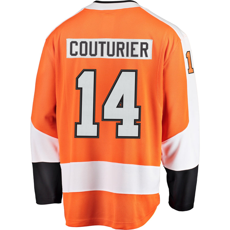 Chargez l&#39;image dans la visionneuse de la galerie, Sean Couturier Flyers de Philadelphie NHL Fanatics Breakaway Maillot Domicile
