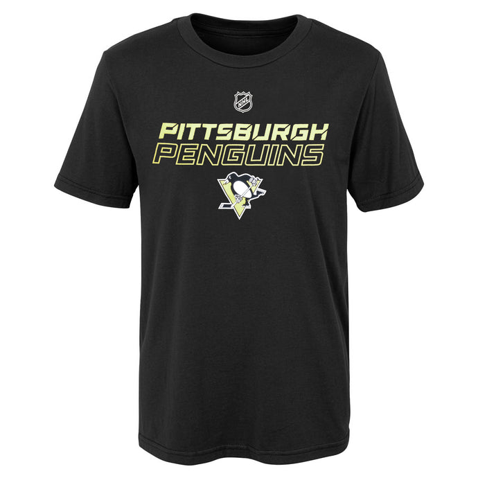 T-shirt à manches courtes NHL Prime Stock des Penguins de Pittsburgh pour jeunes