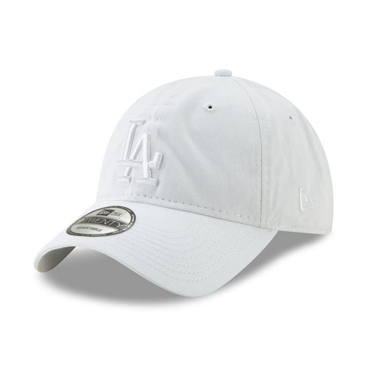 Casquette ton sur ton blanche MLB Core Classic 9TWENTY des Dodgers de Los Angeles