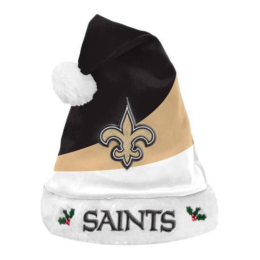 New Orleans Saints Colourblock Santa Hat