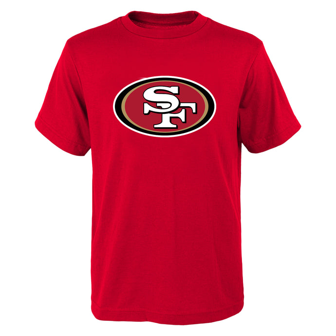 Youth San Francisco 49ers Primary Logo Short Sleeve Tee