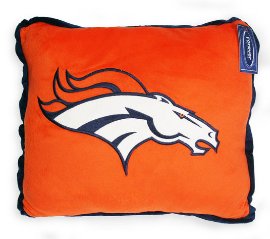 Denver Broncos Contrast Trim Pillow