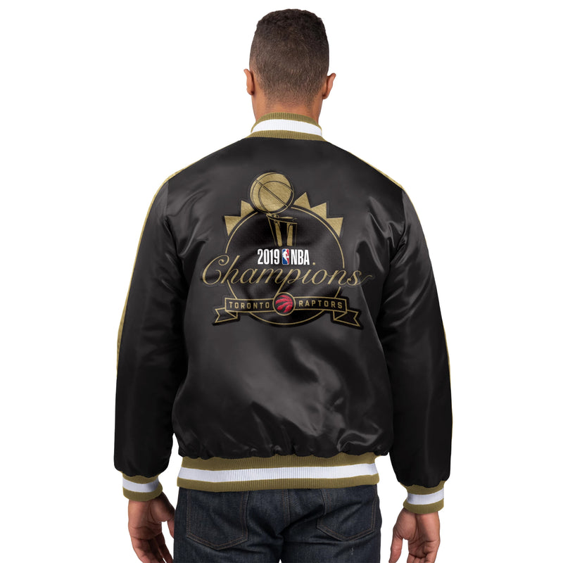 Load image into Gallery viewer, Toronto Raptors NBA Championship Starter Varsity Satin Jacket
