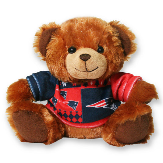 New England Patriots Plush 7.5" Ugly Sweater Bear