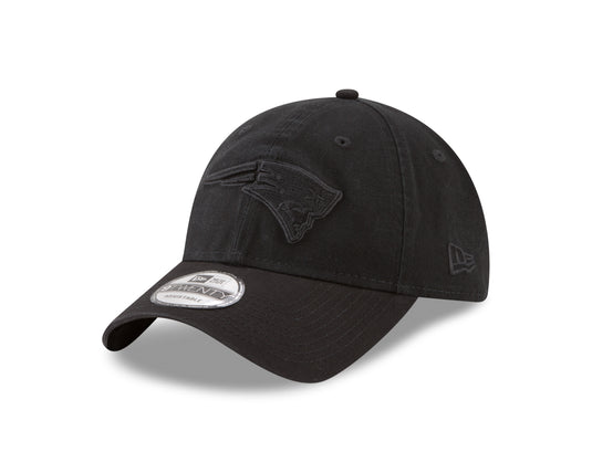 Casquette 9TWENTY NFL Core Classic noire ton sur ton des New England Patriots