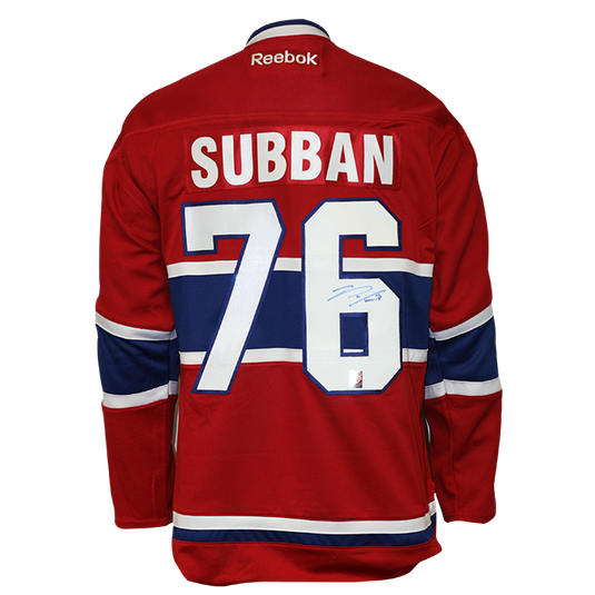PK Subban a signé le maillot des Canadiens de Montréal