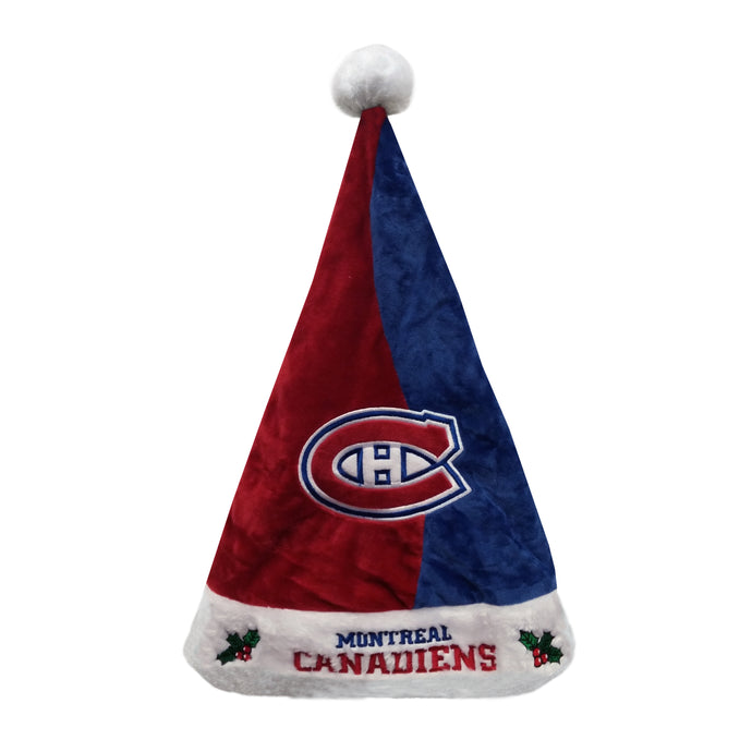 Chapeau de Père Noël de l'équipe des Canadiens de Montréal