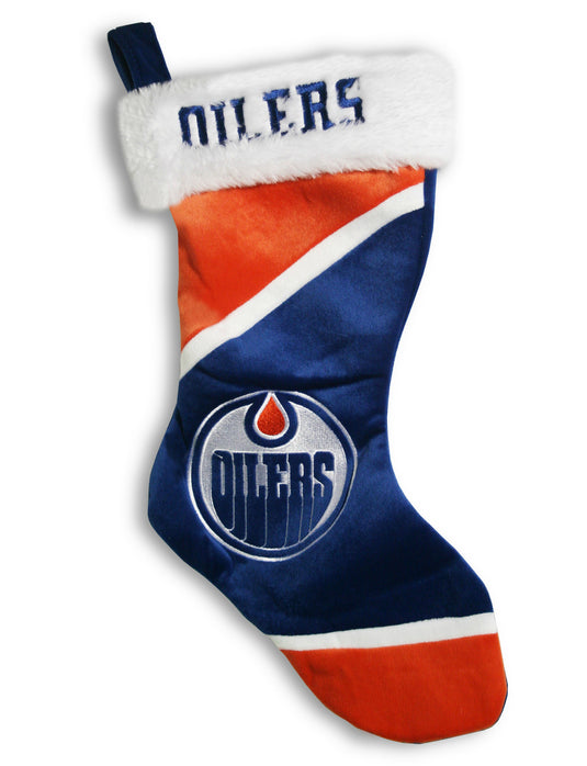 Edmonton Oilers 17" Colorblock Stocking