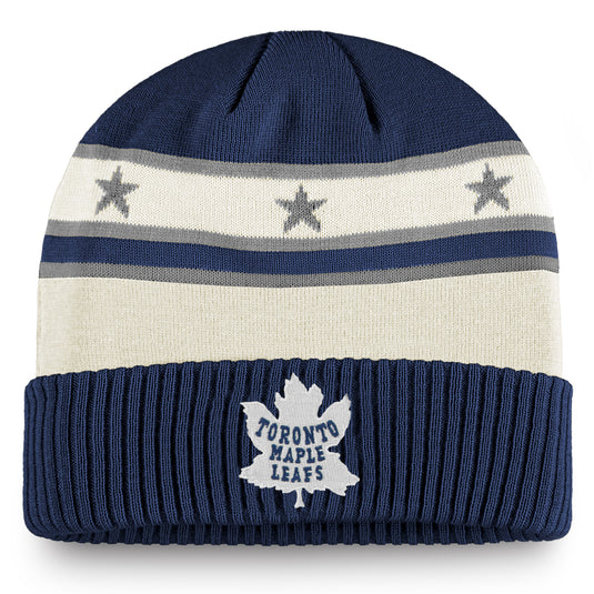 Tuque en tricot à six revers originale de la LNH des Maple Leafs de Toronto