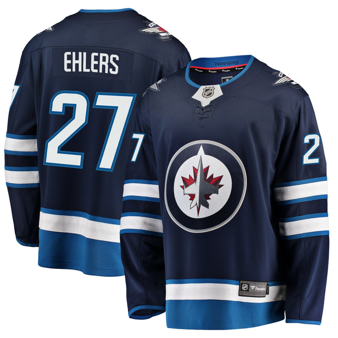 Maillot Domicile Breakaway des Fanatics de la LNH des Jets de Winnipeg de Nikolaj Ehlers