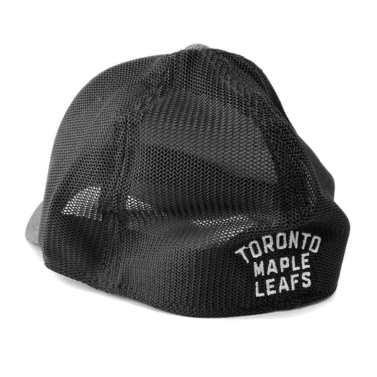 Casquette NHL Heathered Poly Flex gris ton sur ton des Maple Leafs de Toronto