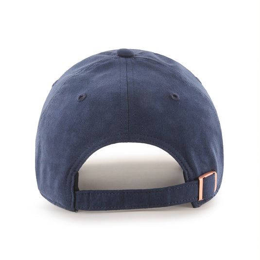 Women's Toronto Maple Leafs NHL Uptown Suede Navy Clean Up Cap