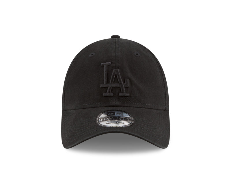Chargez l&#39;image dans la visionneuse de la galerie, Casquette 9TWENTY noire ton sur ton MLB Core Classic des Los Angeles Dodgers
