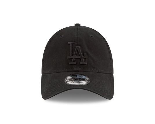 Casquette 9TWENTY noire ton sur ton MLB Core Classic des Los Angeles Dodgers