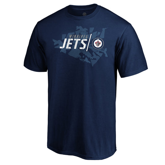 T-shirt Geo Drift des Jets de Winnipeg de la LNH