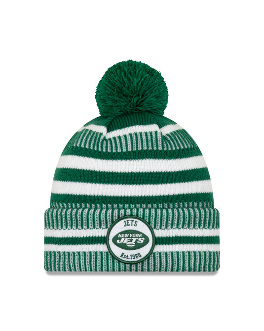 New York Jets NFL New Era Sideline Home Official Cuffed Knit Toque