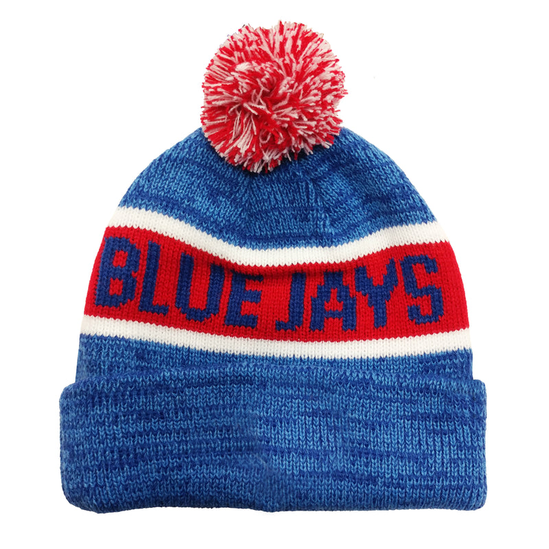 Load image into Gallery viewer, Youth Toronto Blue Jays MLB Tadpole Cuff Knit Toque
