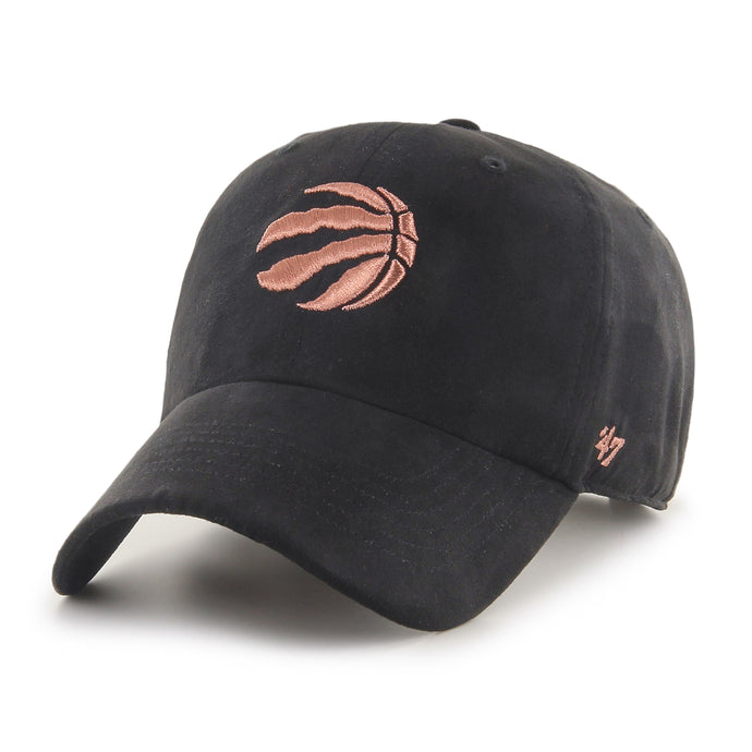 Toronto Raptors NBA Uptown Suede Black Clean Up Cap