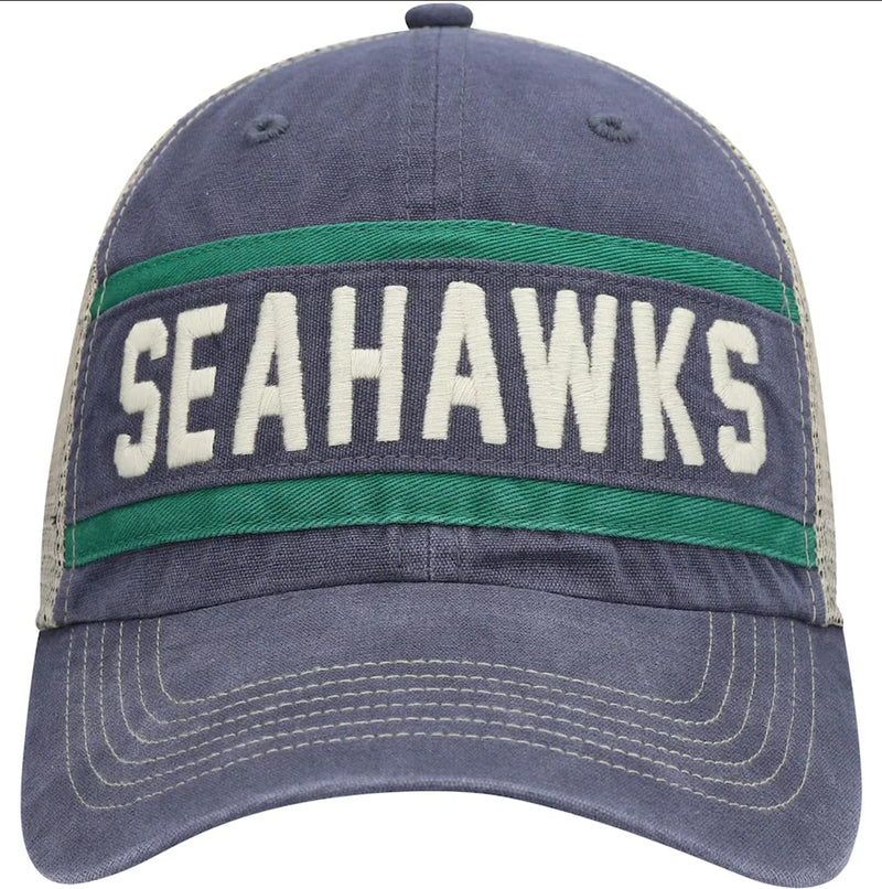 Load image into Gallery viewer, Seattle Seahawks NFL &#39;47 Juncture Trucker Clean Up Snapback Cap
